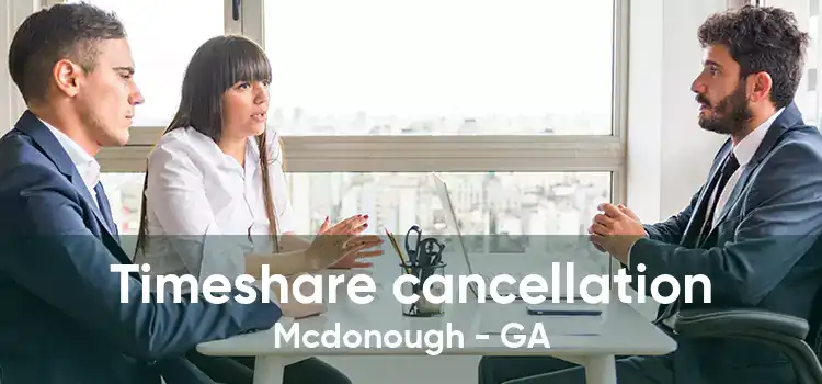 Timeshare cancellation Mcdonough - GA