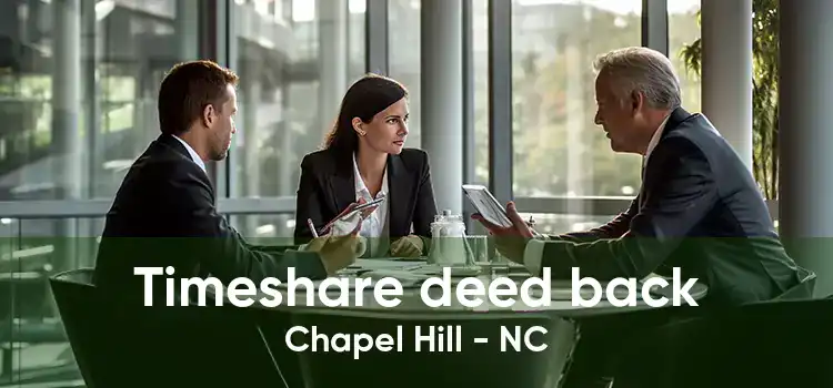 Timeshare deed back Chapel Hill - NC