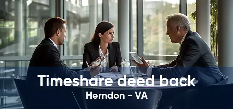 Timeshare deed back Herndon - VA