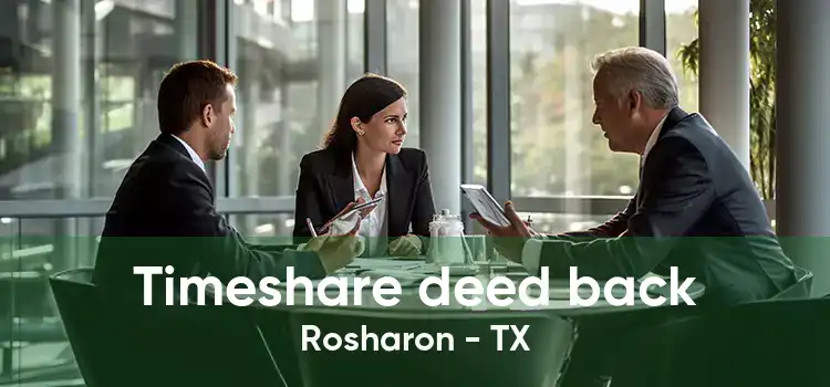 Timeshare deed back Rosharon - TX