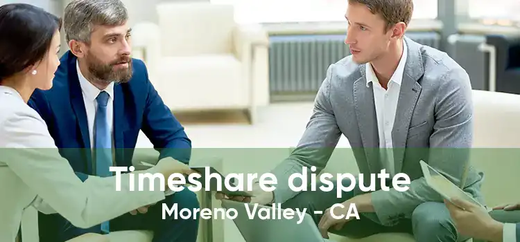 Timeshare dispute Moreno Valley - CA