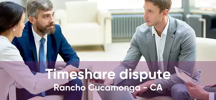 Timeshare dispute Rancho Cucamonga - CA