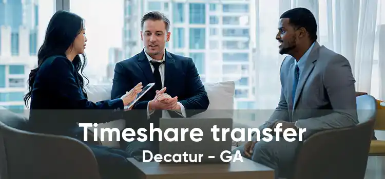 Timeshare transfer Decatur - GA