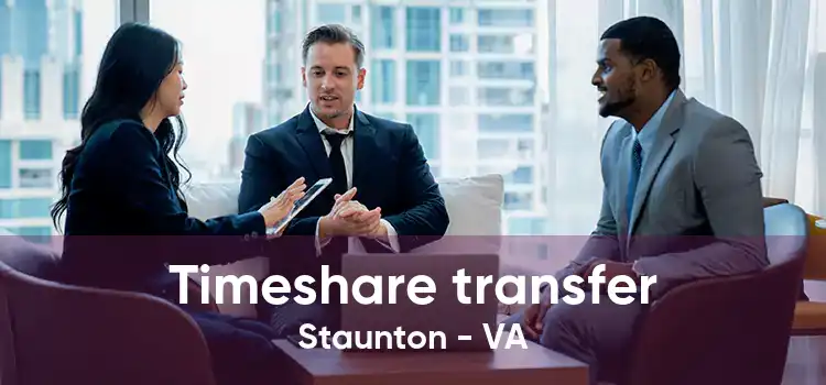 Timeshare transfer Staunton - VA